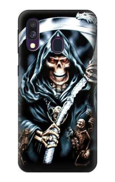 S0295 Grim Reaper Case Cover Custodia per Samsung Galaxy A40