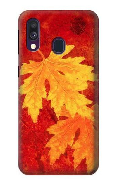 S0479 Maple Leaf Case Cover Custodia per Samsung Galaxy A40