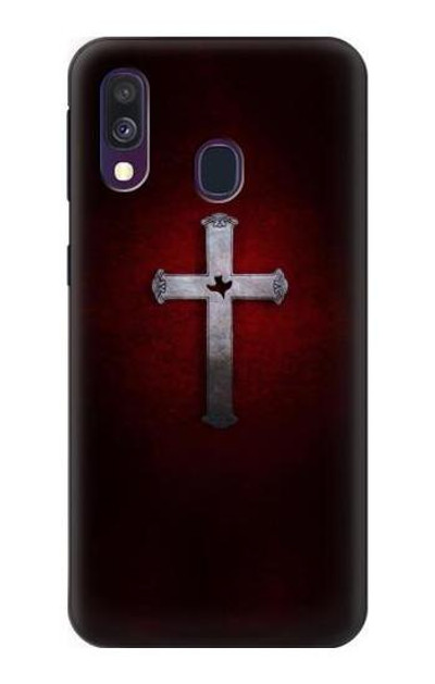 S3160 Christian Cross Case Cover Custodia per Samsung Galaxy A40