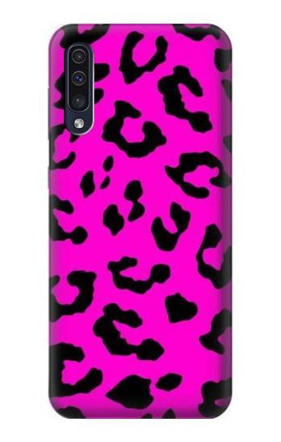 S1850 Pink Leopard Pattern Case Cover Custodia per Samsung Galaxy A50 S1850 Pink Leopard Pattern Case Cover Custodia per Samsung Galaxy A50