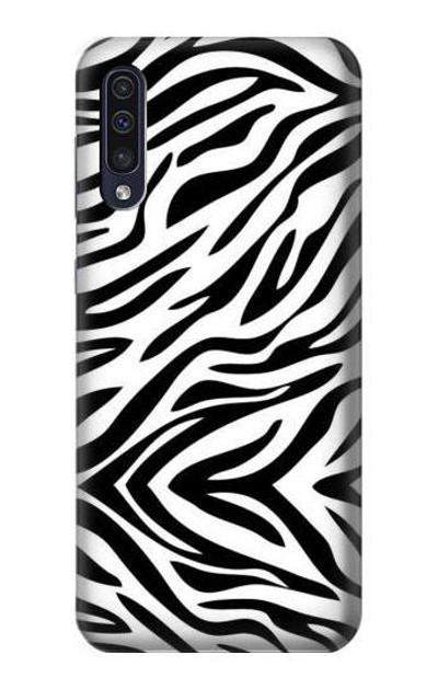 S3056 Zebra Skin Texture Graphic Printed Case Cover Custodia per Samsung Galaxy A50