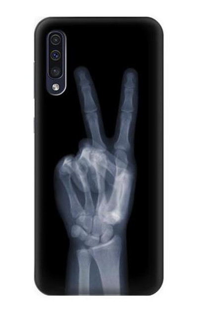 S3101 X-ray Peace Sign Fingers Case Cover Custodia per Samsung Galaxy A50