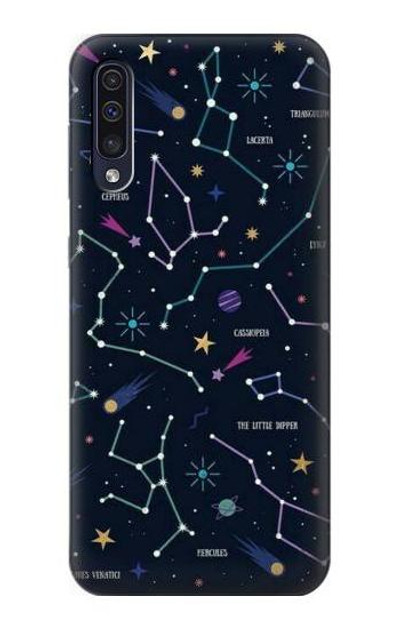 S3220 Star Map Zodiac Constellations Case Cover Custodia per Samsung Galaxy A50