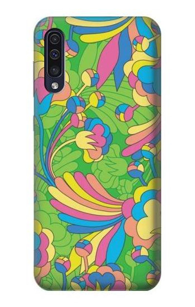 S3273 Flower Line Art Pattern Case Cover Custodia per Samsung Galaxy A50