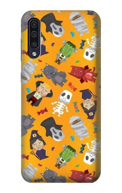 S3275 Cute Halloween Cartoon Pattern Case Cover Custodia per Samsung Galaxy A50