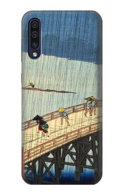 S3347 Utagawa Hiroshige Sudden shower Case Cover Custodia per Samsung Galaxy A50