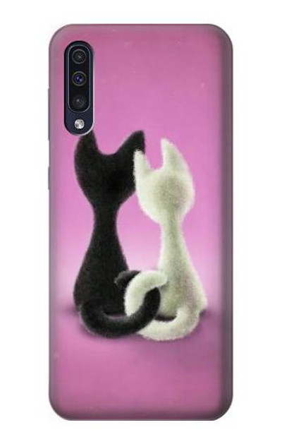 S1832 Love Cat Case Cover Custodia per Samsung Galaxy A70
