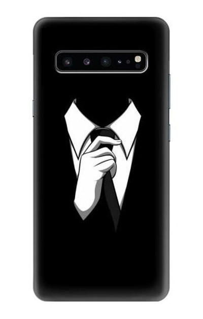 S1591 Anonymous Man in Black Suit Case Cover Custodia per Samsung Galaxy S10 5G