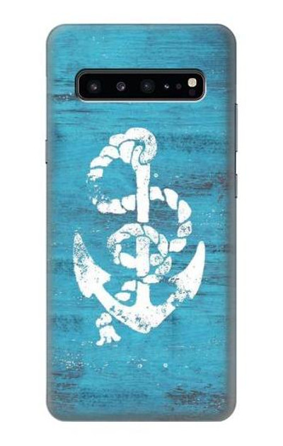 S3053 Marine Anchor Blue Case Cover Custodia per Samsung Galaxy S10 5G