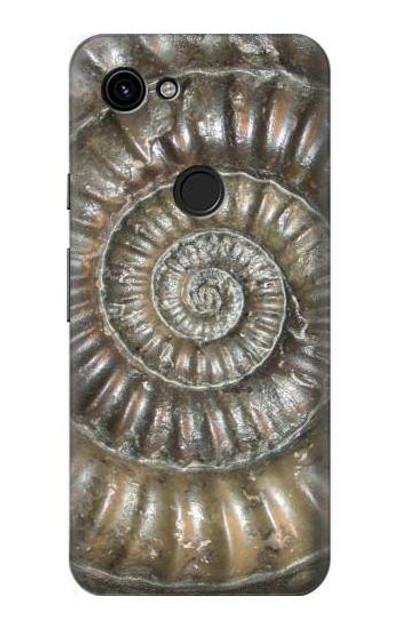S1788 Ammonite Fossil Case Cover Custodia per Google Pixel 3a