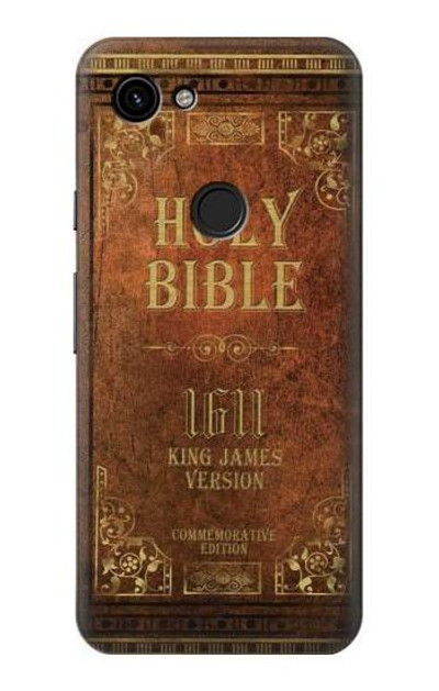 S2890 Holy Bible 1611 King James Version Case Cover Custodia per Google Pixel 3a