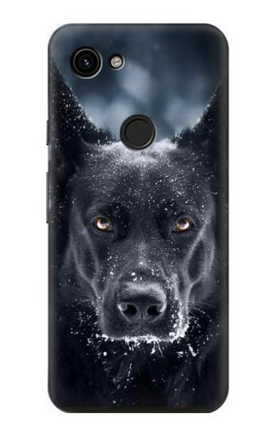 S3168 German Shepherd Black Dog Case Cover Custodia per Google Pixel 3a