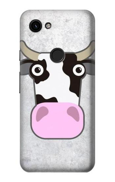 S3257 Cow Cartoon Case Cover Custodia per Google Pixel 3a