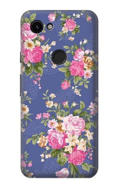 S3265 Vintage Flower Pattern Case Cover Custodia per Google Pixel 3a