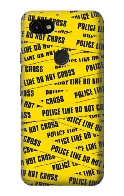 S2088 Police Line Do Not Cross Case Cover Custodia per Google Pixel 3a XL