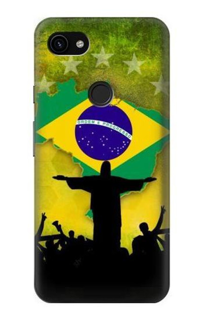 S2981 Brazil Football Soccer Copa 2016 Case Cover Custodia per Google Pixel 3a XL