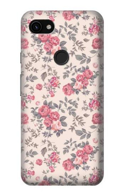 S3095 Vintage Rose Pattern Case Cover Custodia per Google Pixel 3a XL