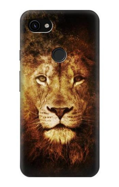 S3182 Lion Case Cover Custodia per Google Pixel 3a XL