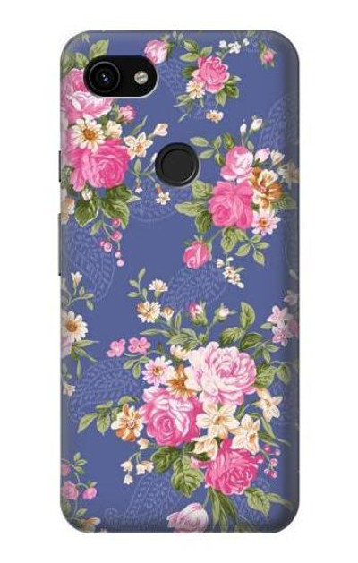 S3265 Vintage Flower Pattern Case Cover Custodia per Google Pixel 3a XL