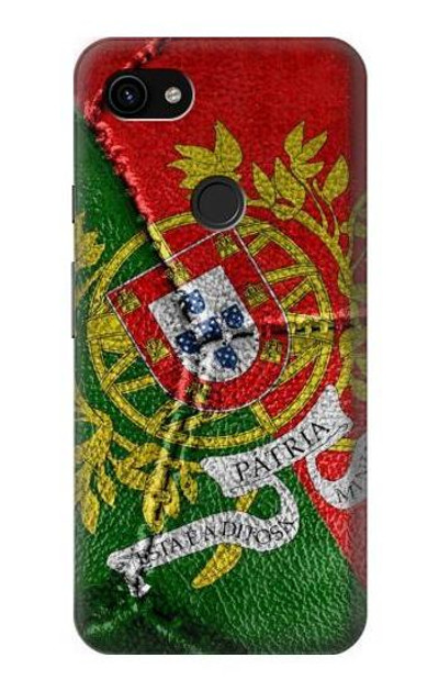 S3300 Portugal Flag Vintage Football Graphic Case Cover Custodia per Google Pixel 3a XL