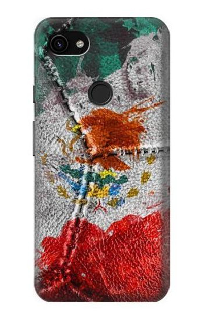 S3314 Mexico Flag Vinatage Foorball Graphic Case Cover Custodia per Google Pixel 3a XL