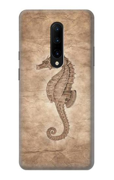 S3214 Seahorse Skeleton Fossil Case Cover Custodia per OnePlus 7 Pro