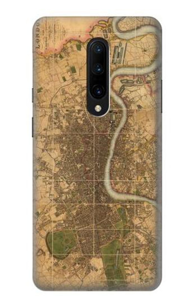 S3230 Vintage Map of London Case Cover Custodia per OnePlus 7 Pro