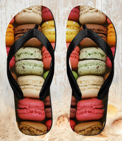 FA0010 Macarons Sandali Ciabatte Infradito per Spiaggia e Piscina Unisex