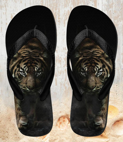 FA0083 Bengal Tiger Sandali Ciabatte Infradito per Spiaggia e Piscina Unisex