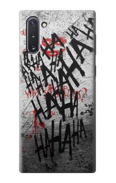 S3073 Joker Hahaha Blood Splash Case Cover Custodia per Samsung Galaxy Note 10