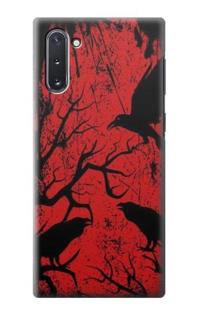 S3325 Crow Black Blood Tree Case Cover Custodia per Samsung Galaxy Note 10