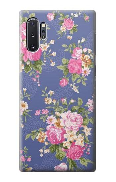 S3265 Vintage Flower Pattern Case Cover Custodia per Samsung Galaxy Note 10 Plus