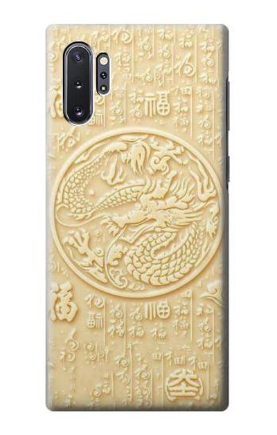 S3288 White Jade Dragon Graphic Painted Case Cover Custodia per Samsung Galaxy Note 10 Plus