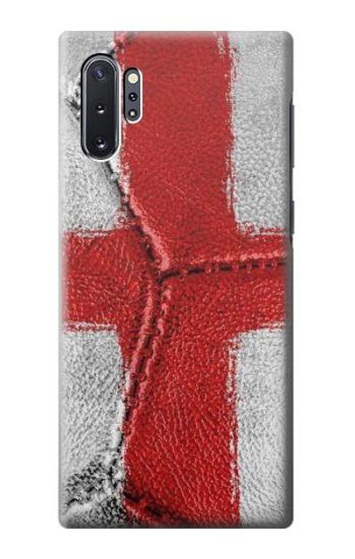 S3316 England Flag Vintage Football Graphic Case Cover Custodia per Samsung Galaxy Note 10 Plus