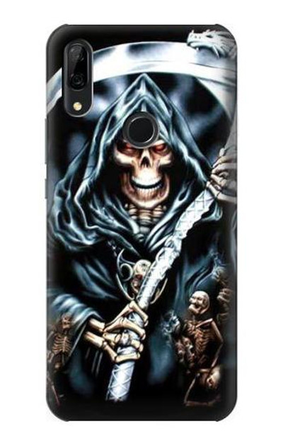 S0295 Grim Reaper Case Cover Custodia per Huawei P Smart Z, Y9 Prime 2019