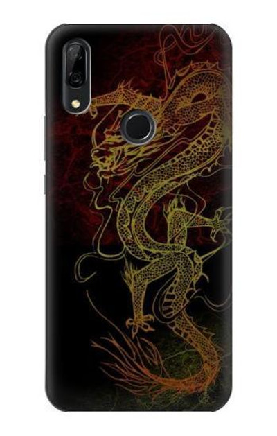 S0354 Chinese Dragon Case Cover Custodia per Huawei P Smart Z, Y9 Prime 2019