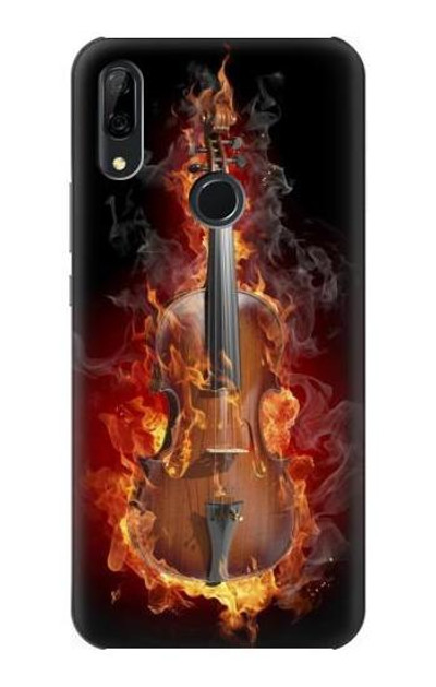 S0864 Fire Violin Case Cover Custodia per Huawei P Smart Z, Y9 Prime 2019