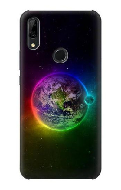 S2570 Colorful Planet Case Cover Custodia per Huawei P Smart Z, Y9 Prime 2019