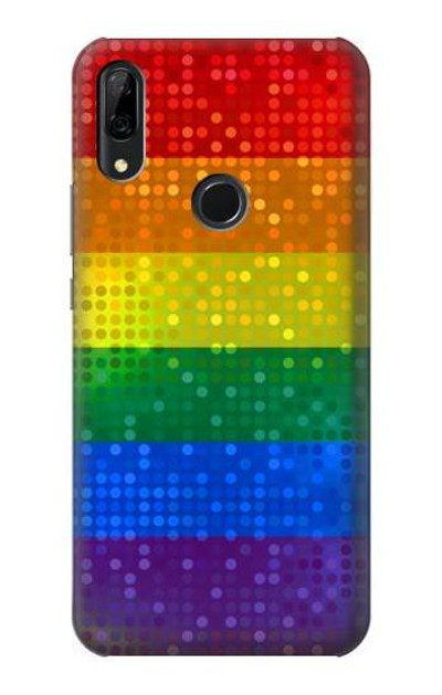 S2683 Rainbow LGBT Pride Flag Case Cover Custodia per Huawei P Smart Z, Y9 Prime 2019