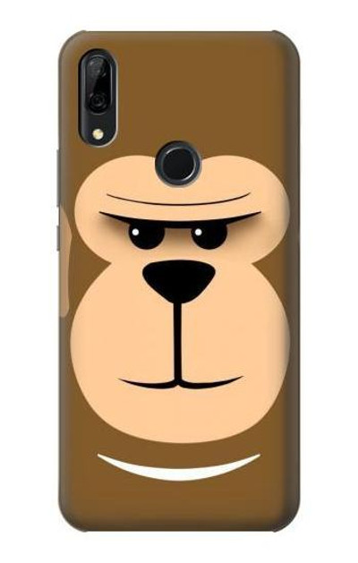 S2721 Cute Grumpy Monkey Cartoon Case Cover Custodia per Huawei P Smart Z, Y9 Prime 2019