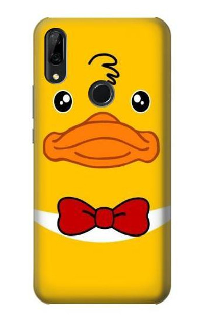 S2760 Yellow Duck Tuxedo Cartoon Case Cover Custodia per Huawei P Smart Z, Y9 Prime 2019