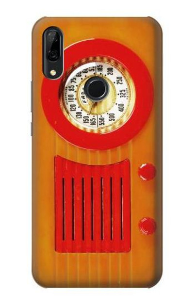 S2780 Vintage Orange Bakelite Radio Case Cover Custodia per Huawei P Smart Z, Y9 Prime 2019