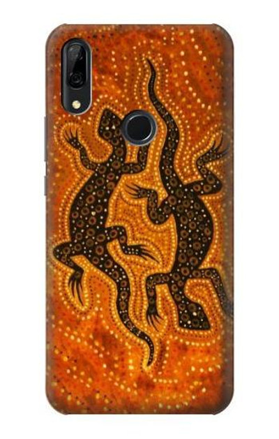 S2901 Lizard Aboriginal Art Case Cover Custodia per Huawei P Smart Z, Y9 Prime 2019