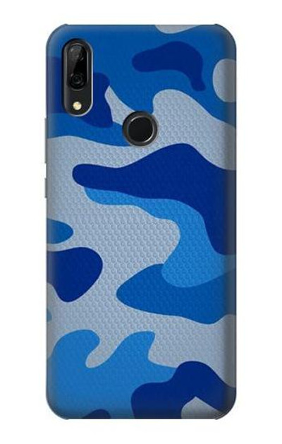 S2958 Army Blue Camo Camouflage Case Cover Custodia per Huawei P Smart Z, Y9 Prime 2019