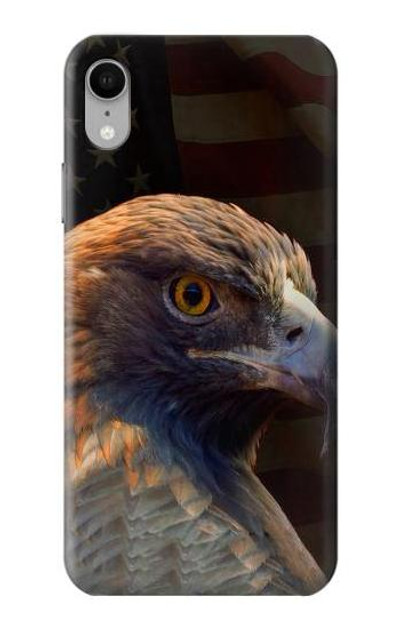 S3376 Eagle American Flag Case Cover Custodia per iPhone XR