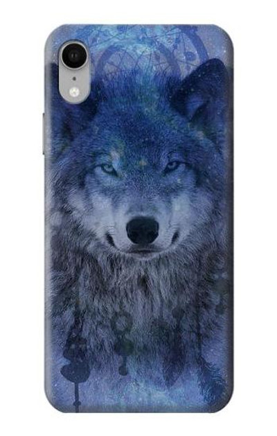 S3410 Wolf Dream Catcher Case Cover Custodia per iPhone XR