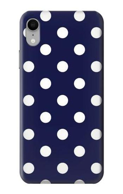 S3533 Blue Polka Dot Case Cover Custodia per iPhone XR