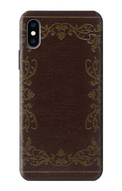 S3553 Vintage Book Cover Case Cover Custodia per iPhone X, iPhone XS