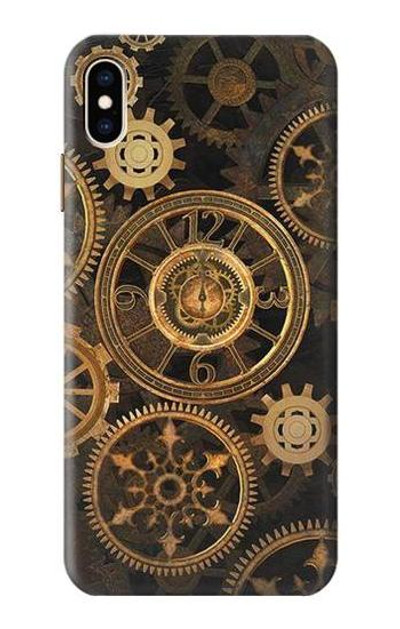 S3442 Clock Gear Case Cover Custodia per iPhone XS Max