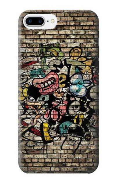 S3394 Graffiti Wall Case Cover Custodia per iPhone 7 Plus, iPhone 8 Plus